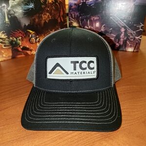 TCC Materials Stitched Patch Trucker Mesh Cap Hat